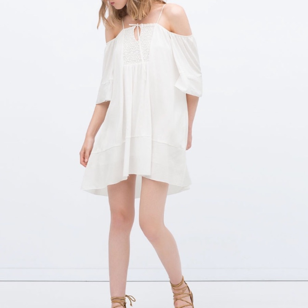 Zara white Dress